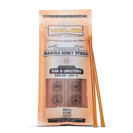Vocal Eze Manuka Honey Sticks