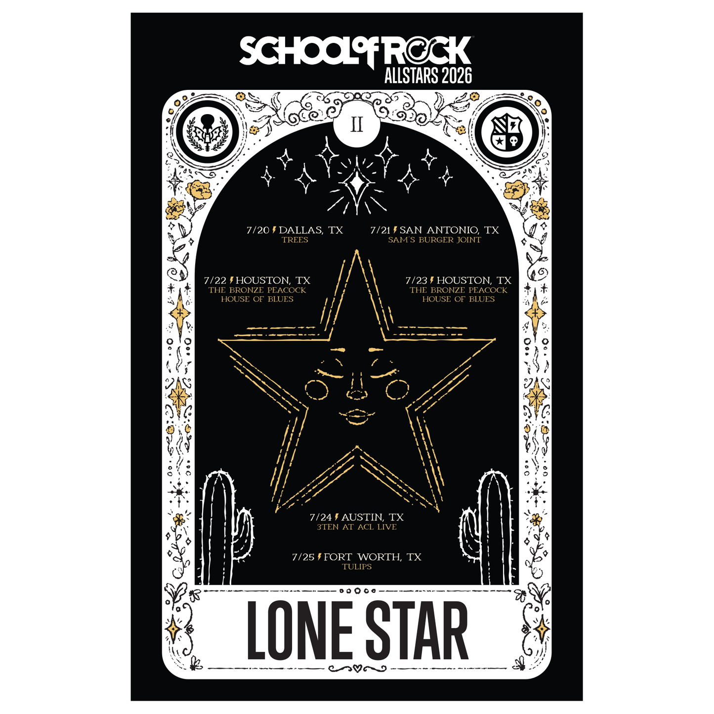 2026 Allstars Poster - Lone Star