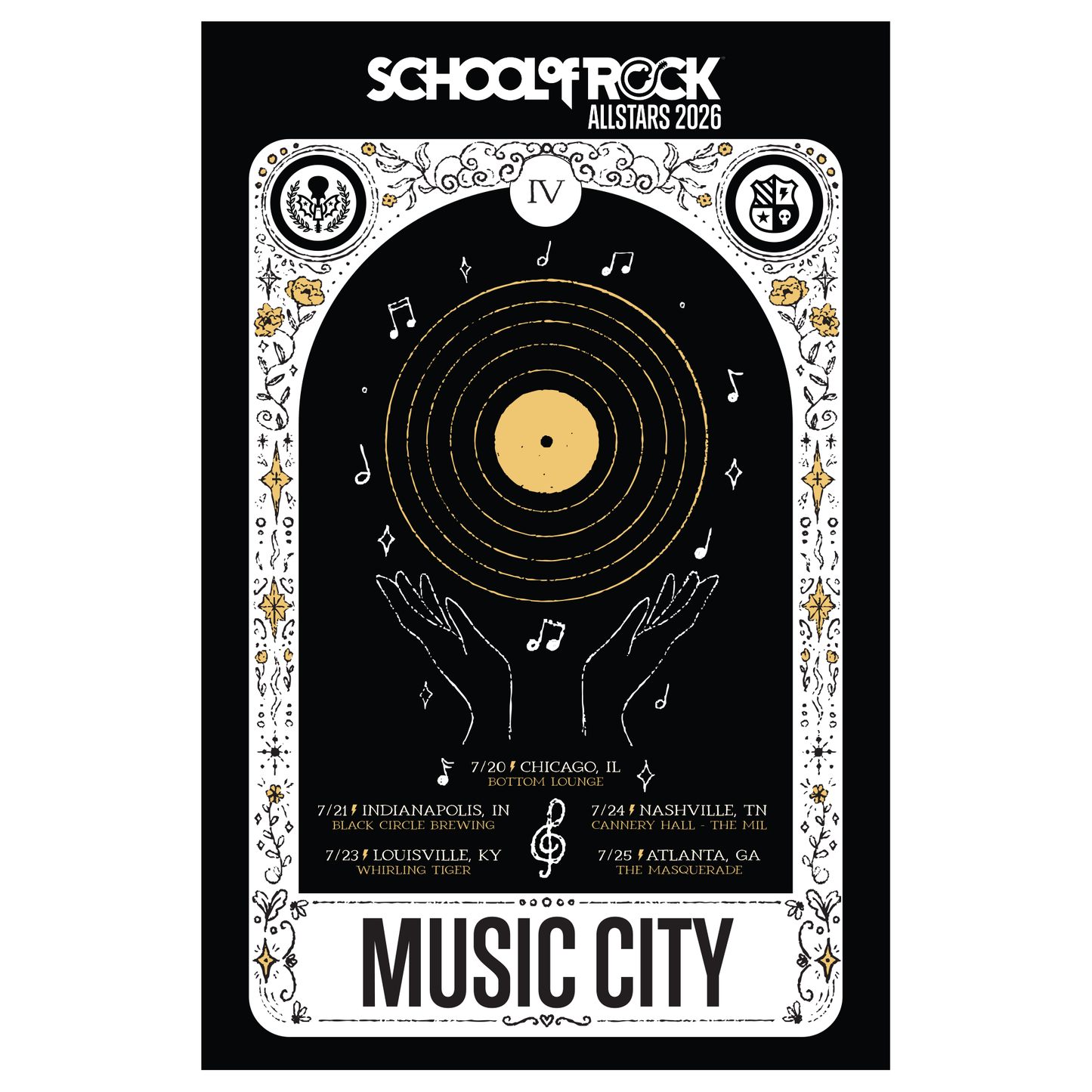 2026 Allstars Poster - Music City