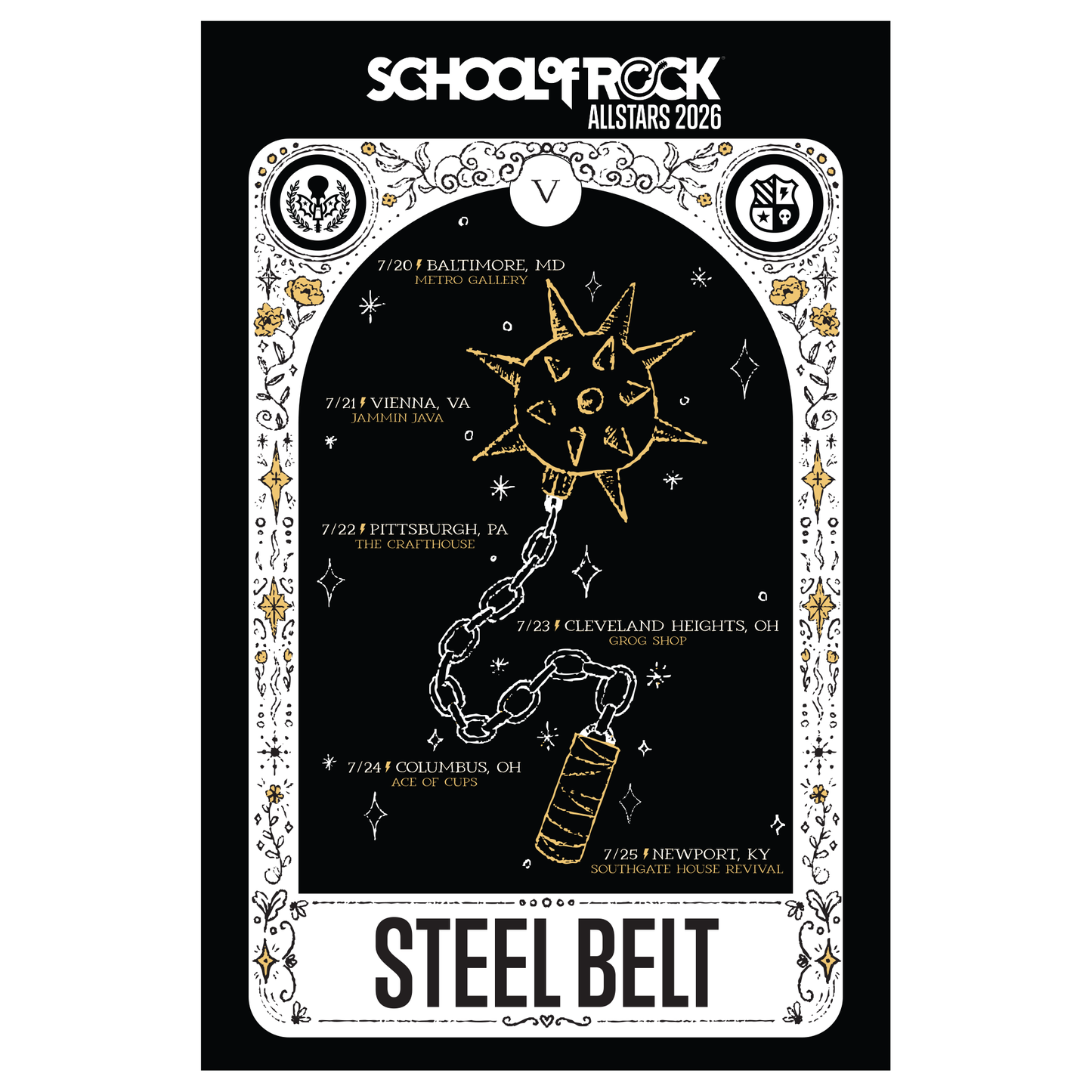 2026 Allstars Poster - Steel Belt